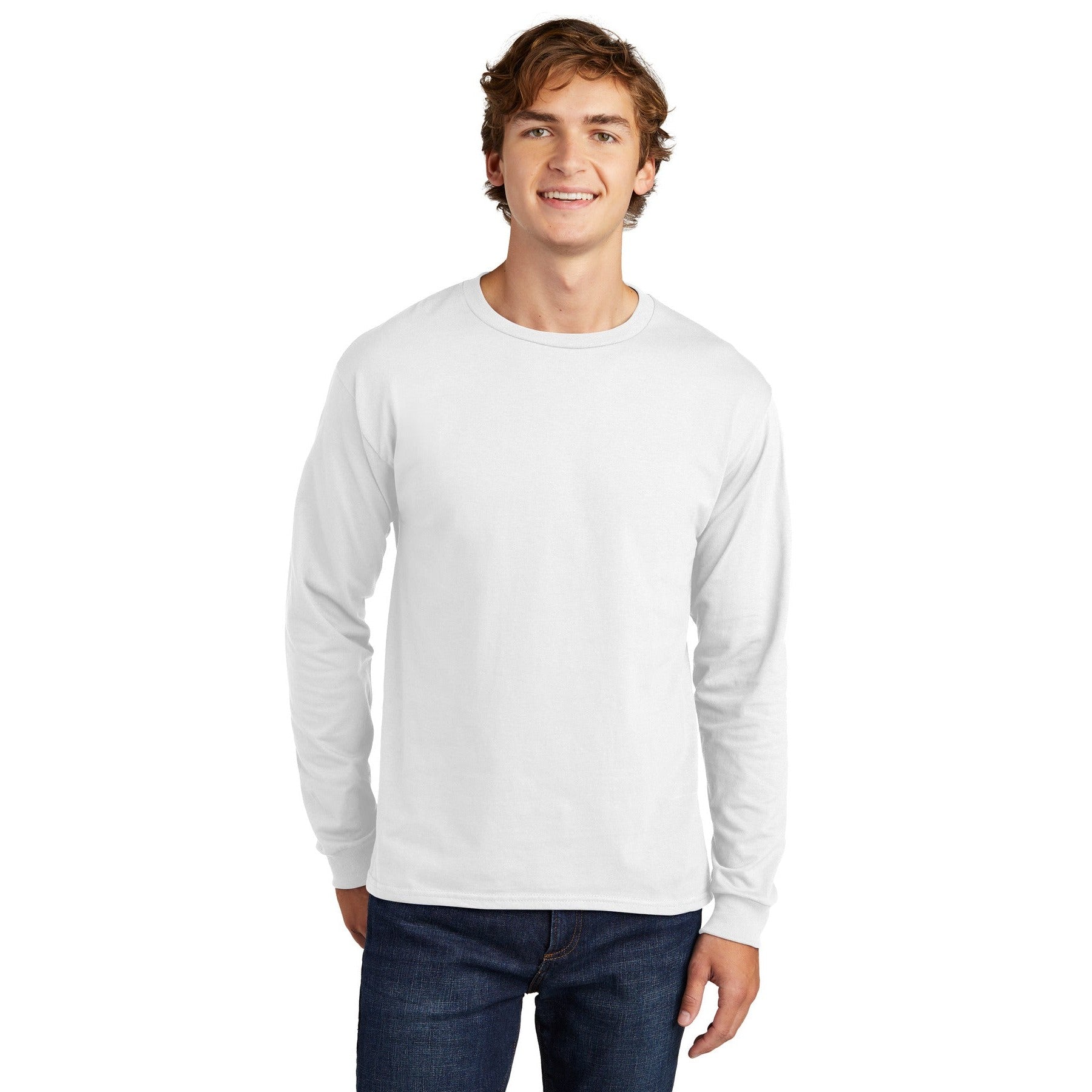 Hanes-Hanes® Essential-T 100% Cotton Long Sleeve T-Shirt 5286-MedTech-7