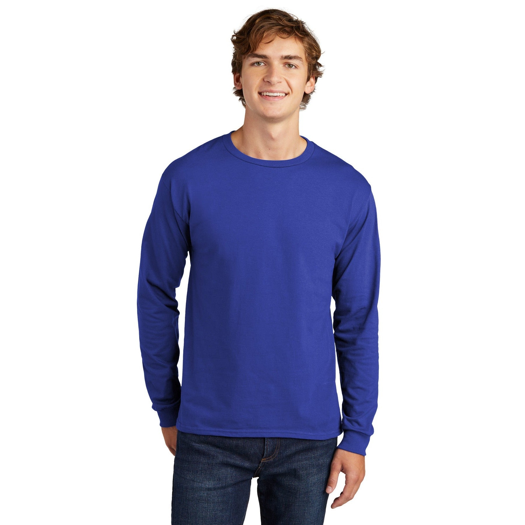 Hanes-Hanes® Essential-T 100% Cotton Long Sleeve T-Shirt 5286-MedTech-5