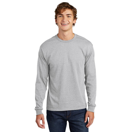 Hanes-Hanes® Essential-T 100% Cotton Long Sleeve T-Shirt 5286-MedTech-1