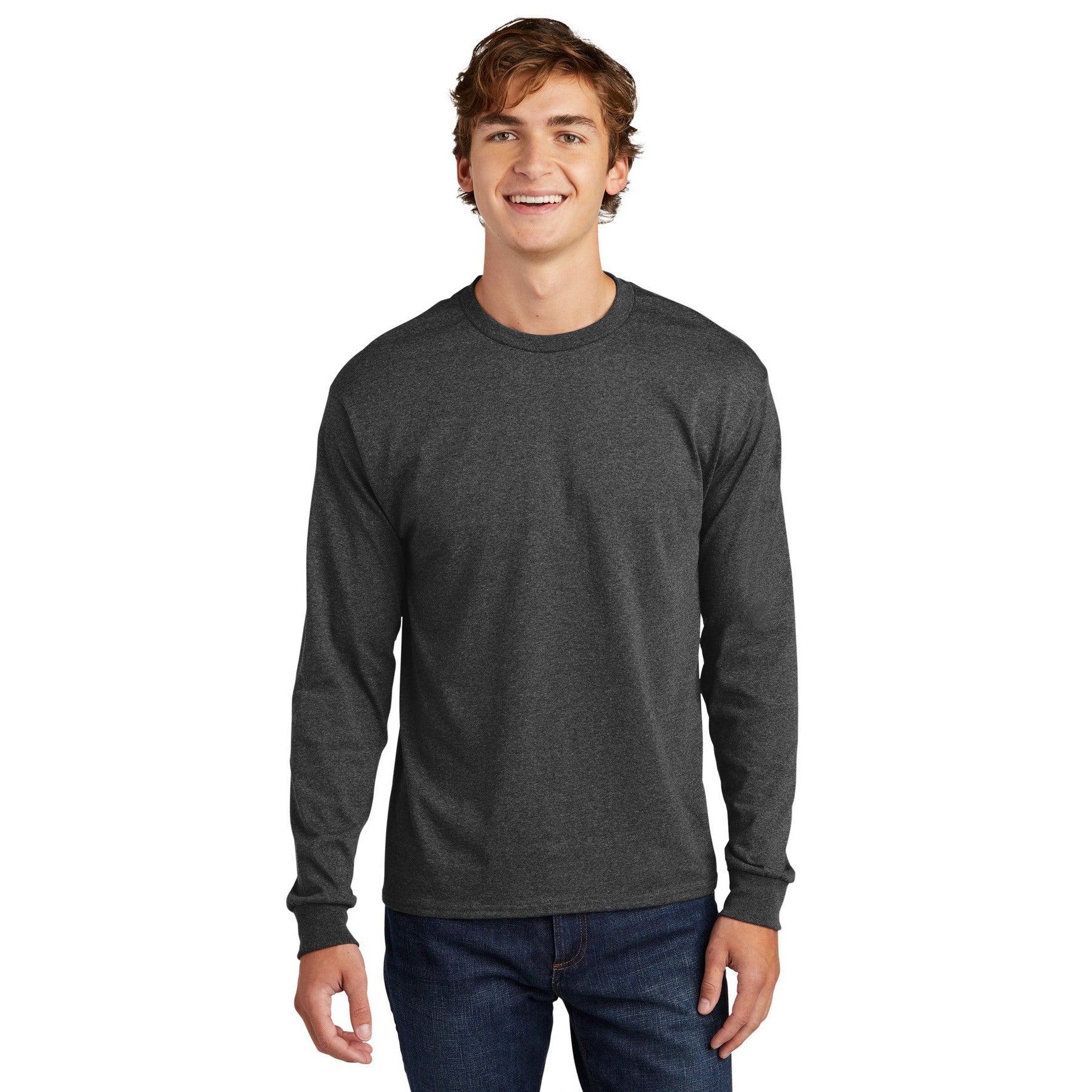 Hanes-Hanes® Essential-T 100% Cotton Long Sleeve T-Shirt 5286-MedTech-4