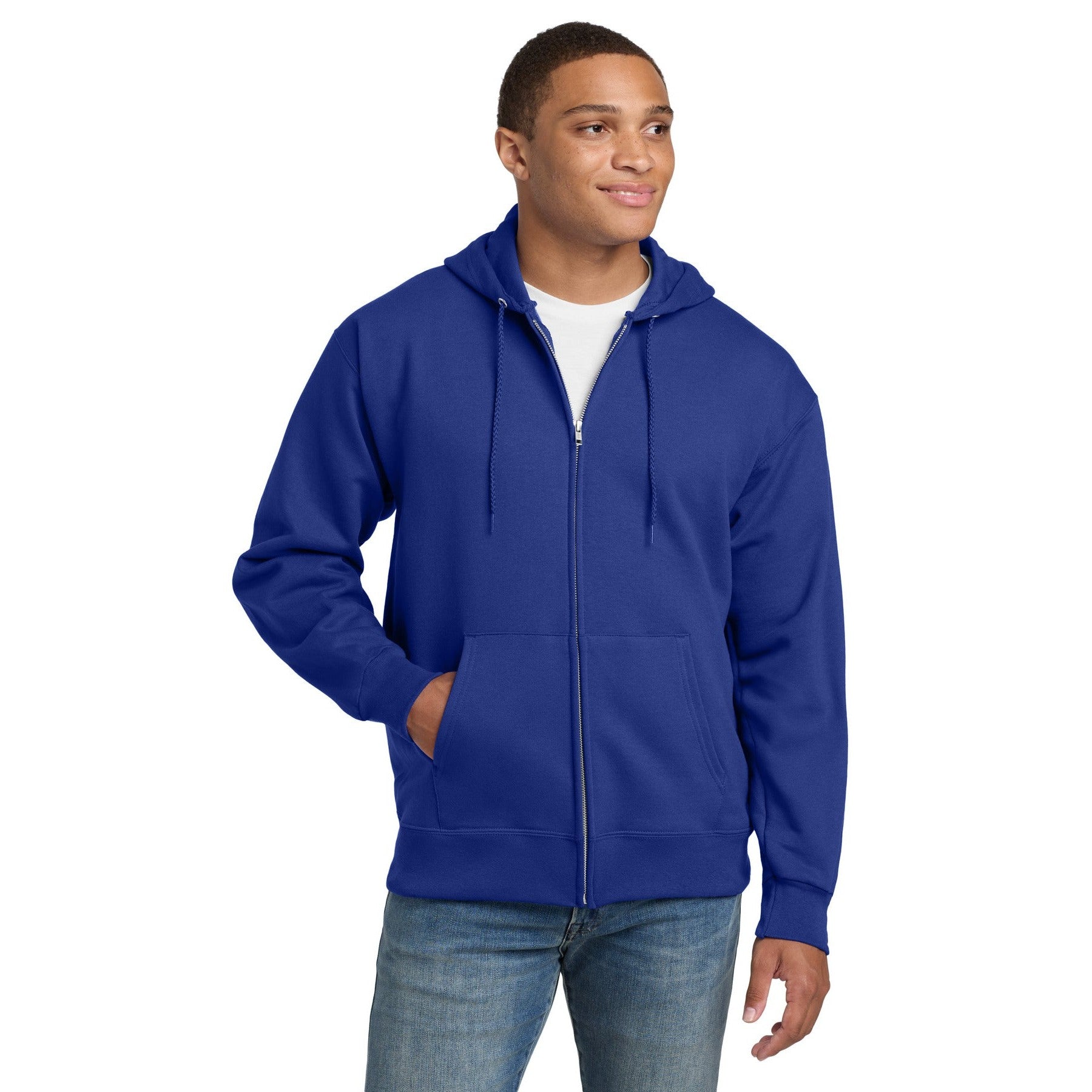 Hanes-Hanes® Ultimate Cotton® - Full-Zip Hooded Sweatshirt. F283-MedTech-5