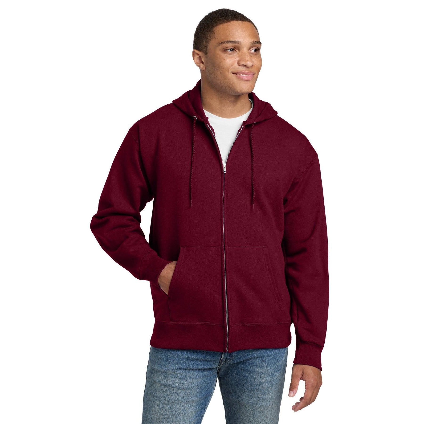 Hanes-Hanes® Ultimate Cotton® - Full-Zip Hooded Sweatshirt. F283-MedTech-7