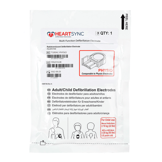 Heart Sync-Heart Sync® LIFEPAK® Multi-Function Defibrillator Pads, Leads In, Adult / Child 1 Pair-MedTech-1