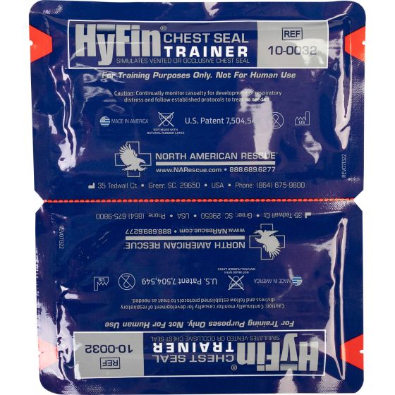 North American Rescue-HyFin Chest Seal Twin Pack- Trainer-MedTech-8