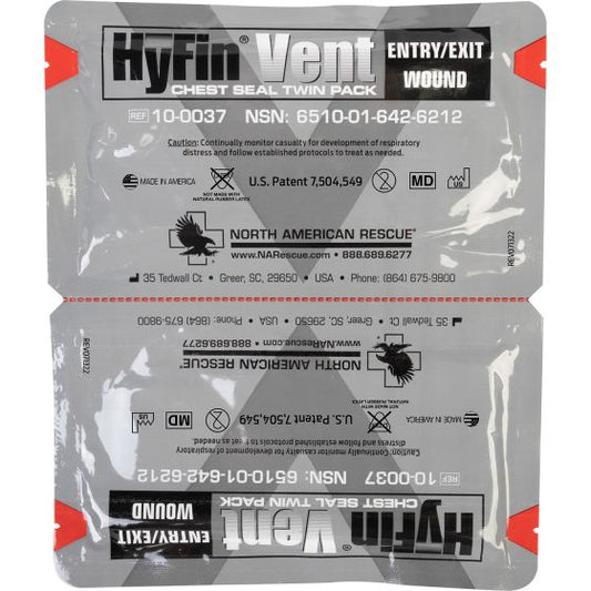 North American Rescue-HyFin® Vent Chest Seal Twin Pack-MedTech-1