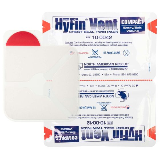 North American Rescue-HyFin® Vent Compact Chest Seal Twin Pack-MedTech-5