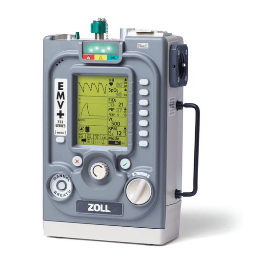 Impact Instrumentation-Impact ZOLL® Uni-Vent® 731 EMV+ w/Masimo SPO2, Recertified-MedTech-1