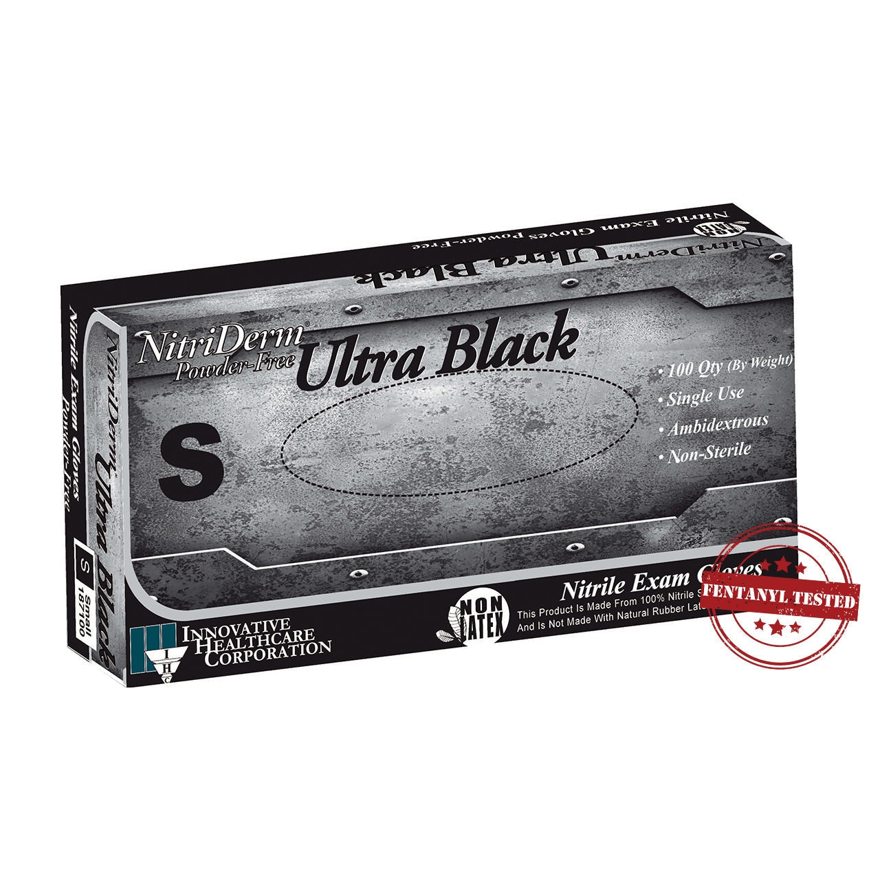 Innovative Health-Innovative Health NitriDerm® Ultra Black™ Nitrile Exam Gloves-MedTech-1