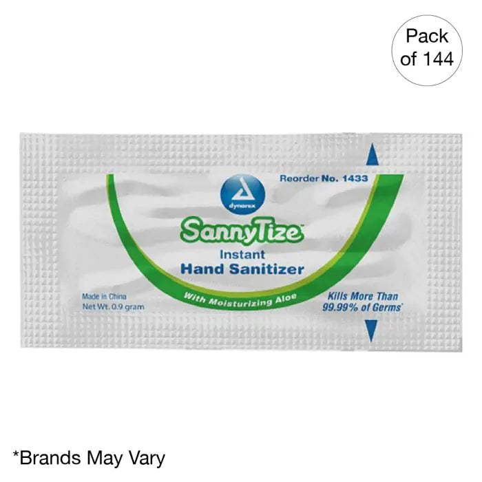 Kemp USA-Instant Hand Sanitizer, 0.9 Gram Packets Case of 1728-MedTech-1