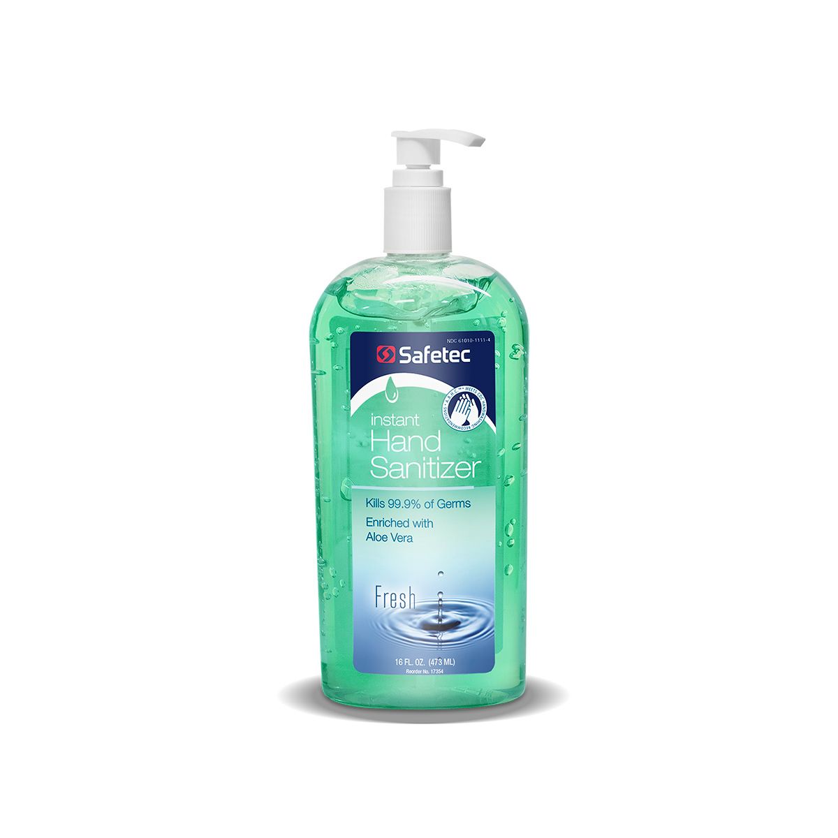 Safetec Of America-Instant Hand Sanitizer - 16oz Bottle-MedTech-1