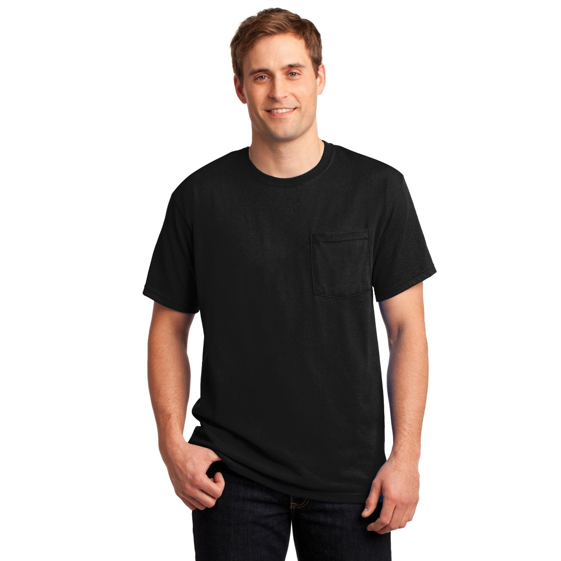 Jerzees-Jerzees® - Dri-Power® 50/50 Cotton/Poly Pocket T-Shirt. 29MP-MedTech-3