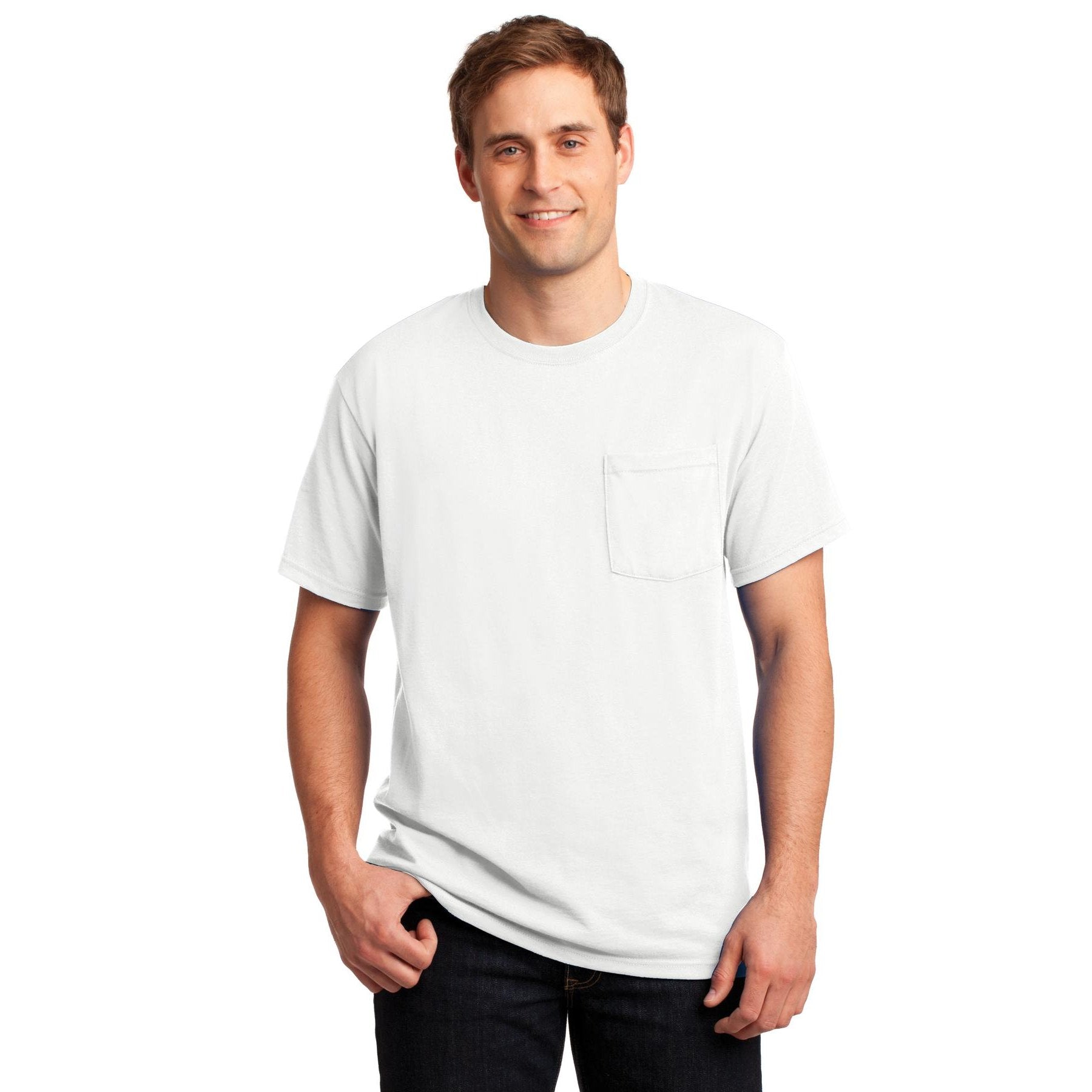 Jerzees-Jerzees® - Dri-Power® 50/50 Cotton/Poly Pocket T-Shirt. 29MP-MedTech-14