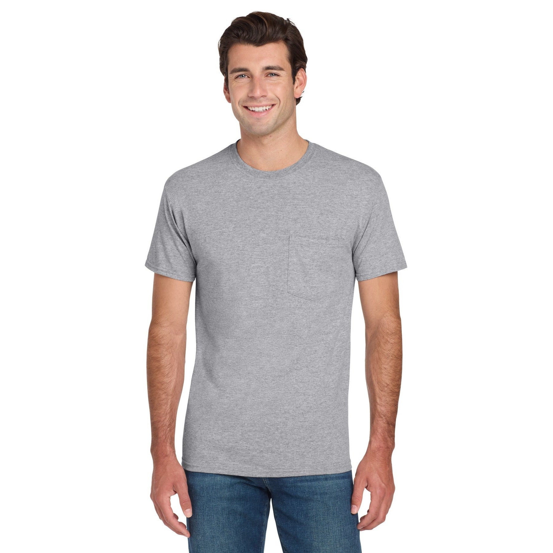 Jerzees-Jerzees® - Dri-Power® 50/50 Cotton/Poly Pocket T-Shirt. 29MP-MedTech-2
