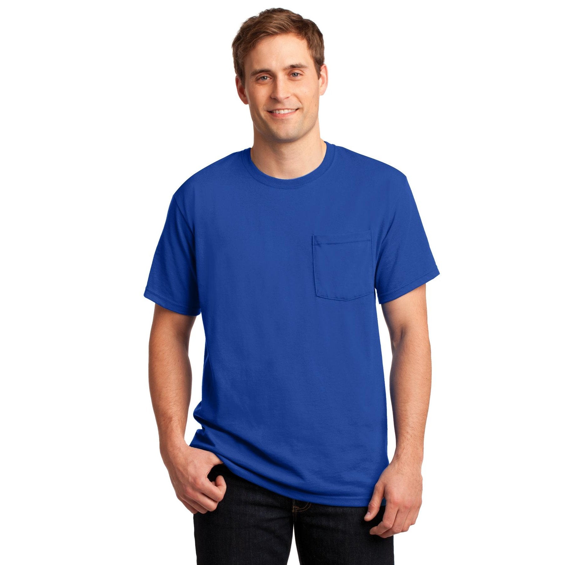 Jerzees-Jerzees® - Dri-Power® 50/50 Cotton/Poly Pocket T-Shirt. 29MP-MedTech-10