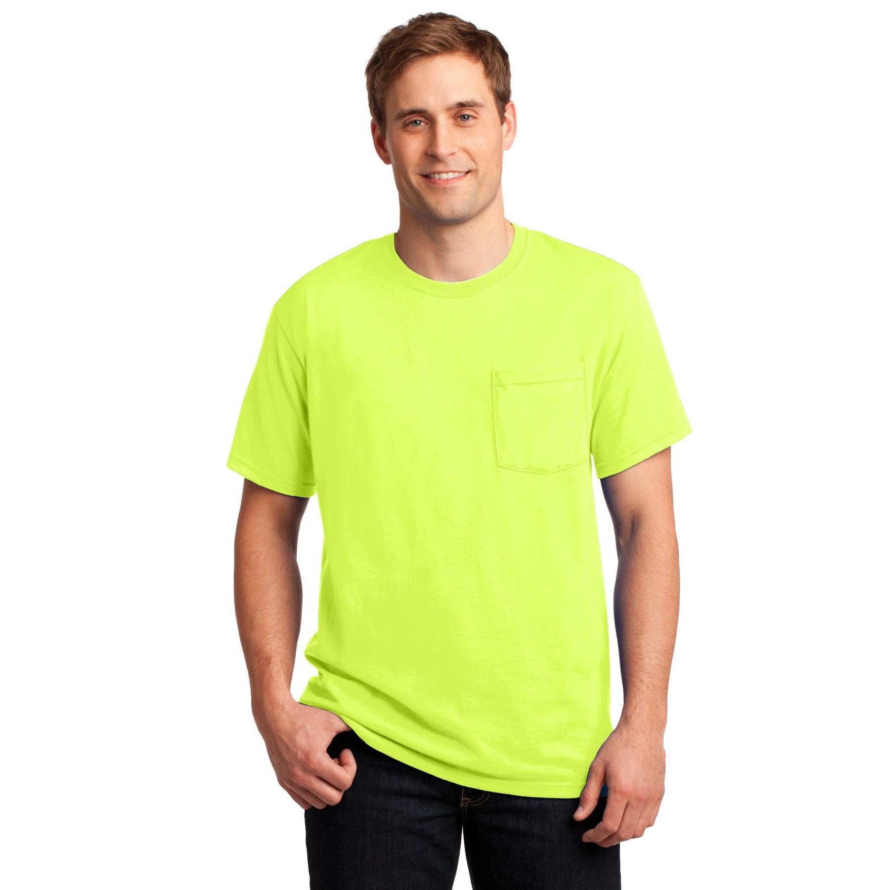 Jerzees-Jerzees® - Dri-Power® 50/50 Cotton/Poly Pocket T-Shirt. 29MP-MedTech-11