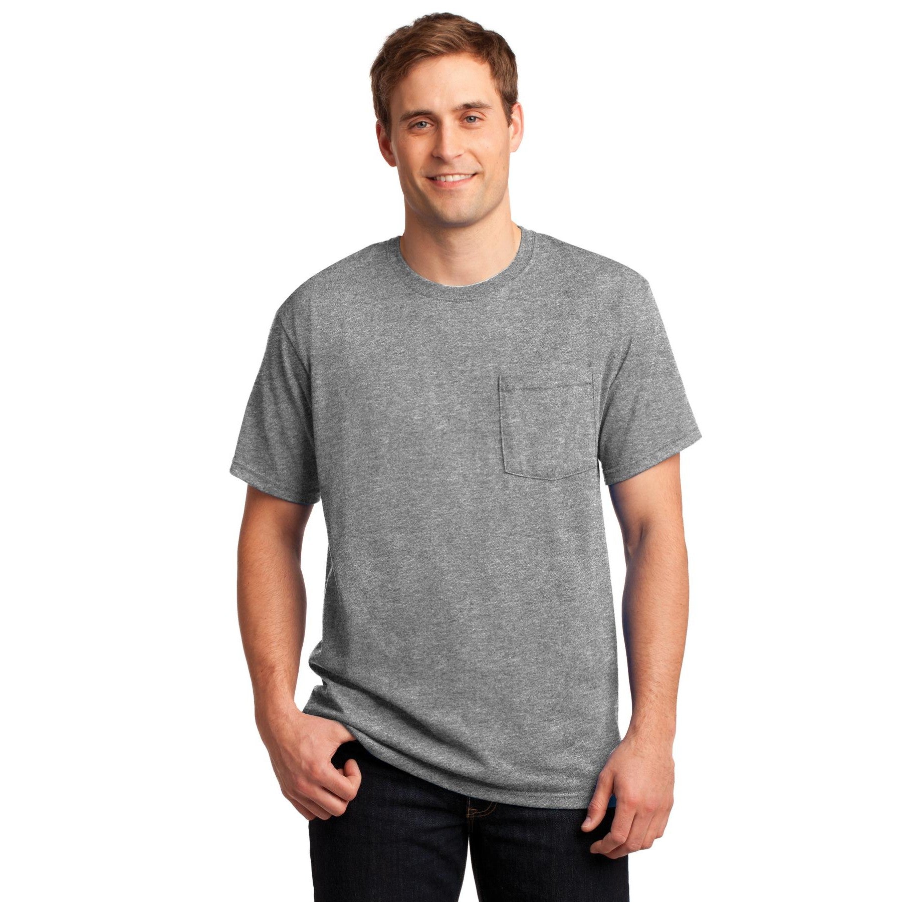 Jerzees-Jerzees® - Dri-Power® 50/50 Cotton/Poly Pocket T-Shirt. 29MP-MedTech-9