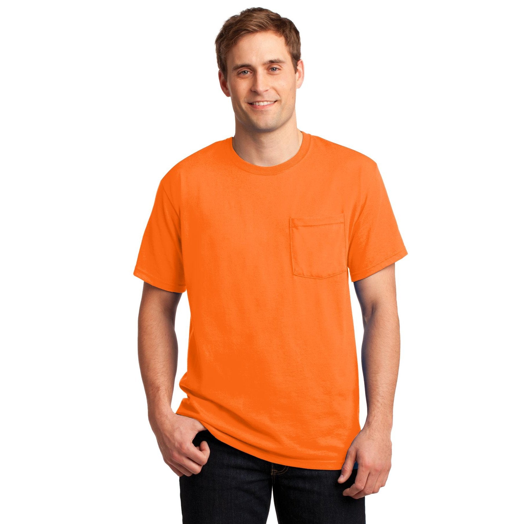 Jerzees-Jerzees® - Dri-Power® 50/50 Cotton/Poly Pocket T-Shirt. 29MP-MedTech-12