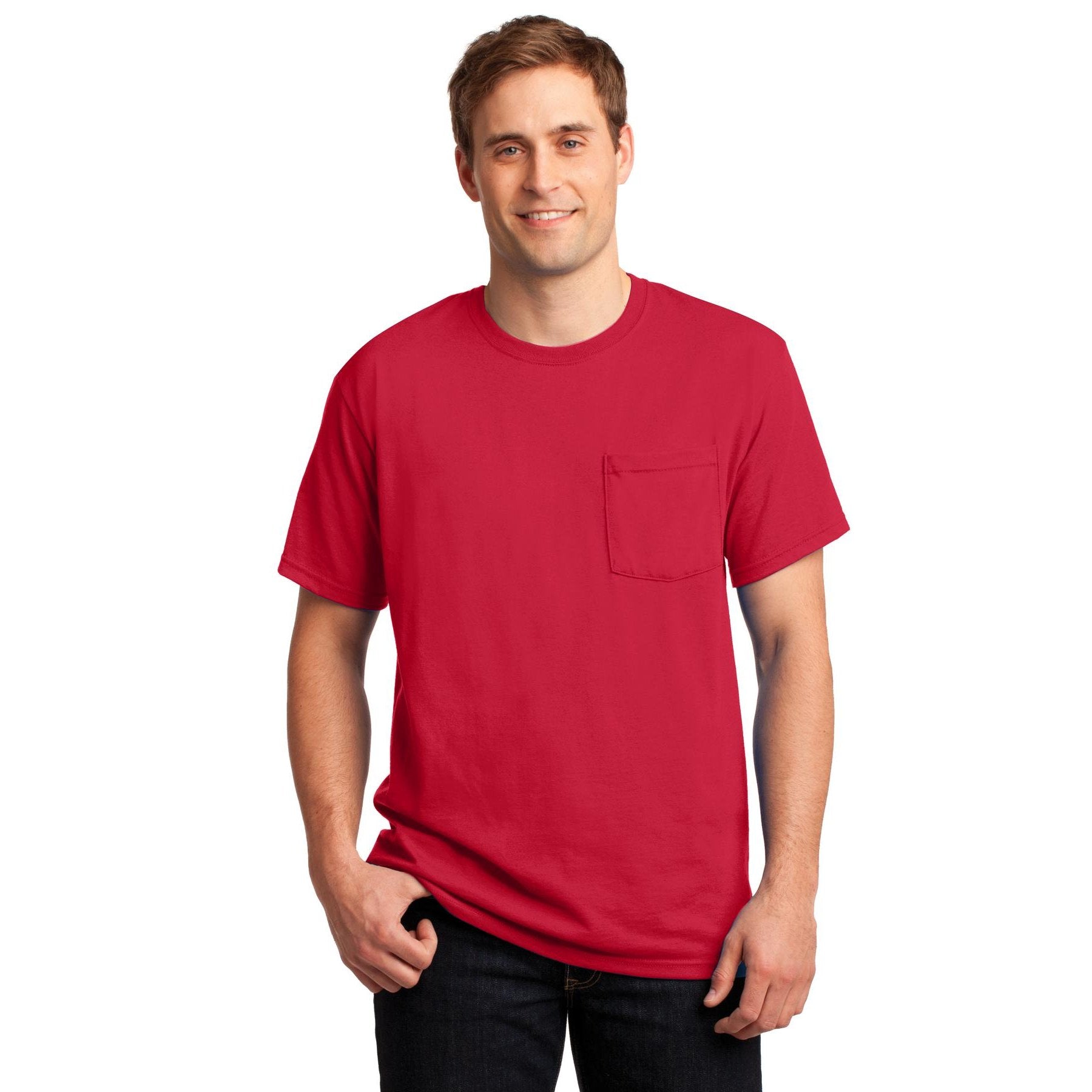 Jerzees-Jerzees® - Dri-Power® 50/50 Cotton/Poly Pocket T-Shirt. 29MP-MedTech-13