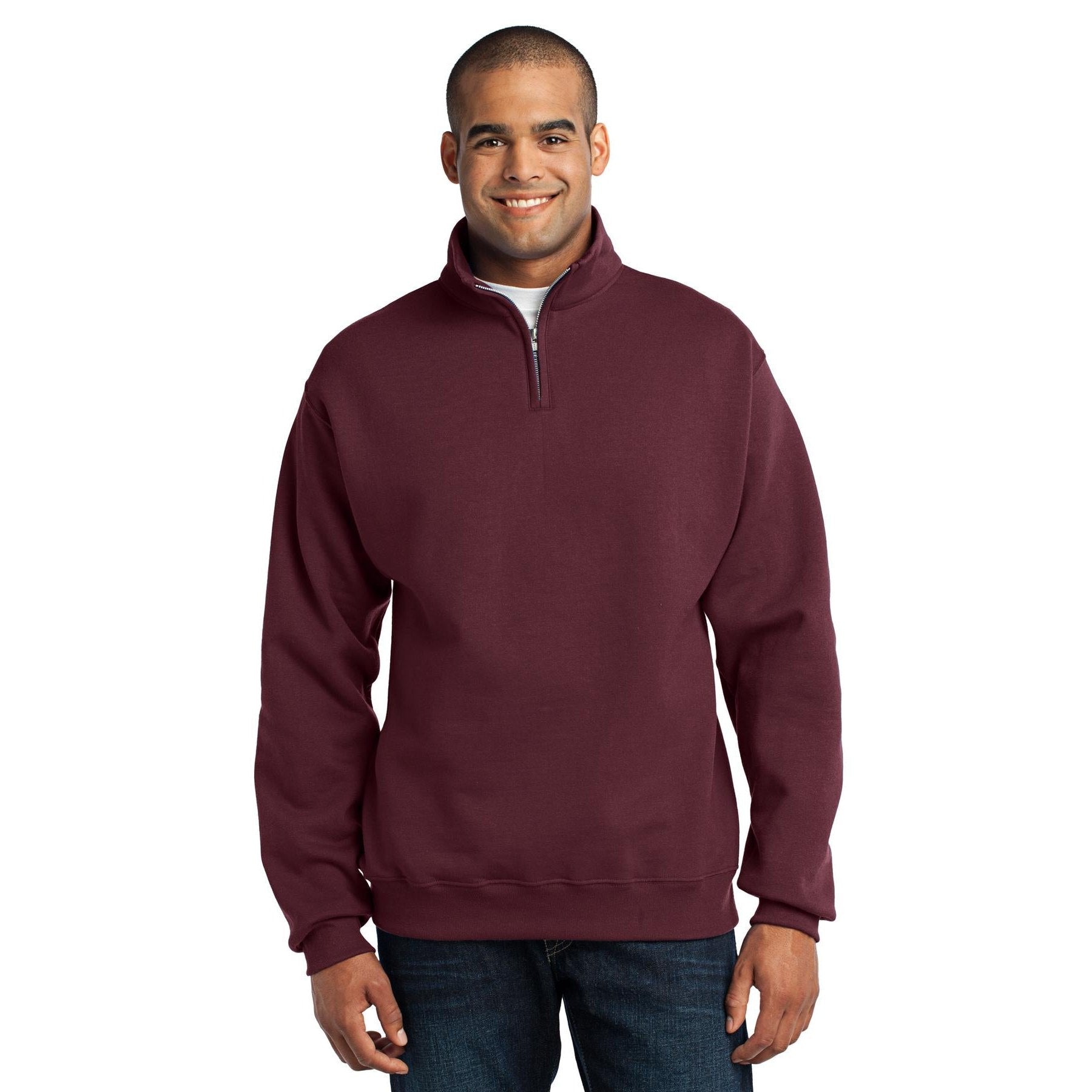 Jerzees-Jerzees® - NuBlend® 1/4-Zip Cadet Collar Sweatshirt. 995M-MedTech-6