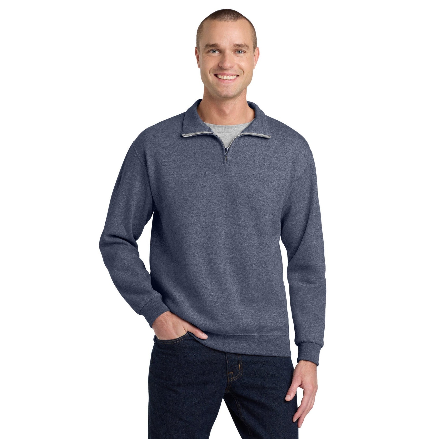 Jerzees-Jerzees® - NuBlend® 1/4-Zip Cadet Collar Sweatshirt. 995M-MedTech-11