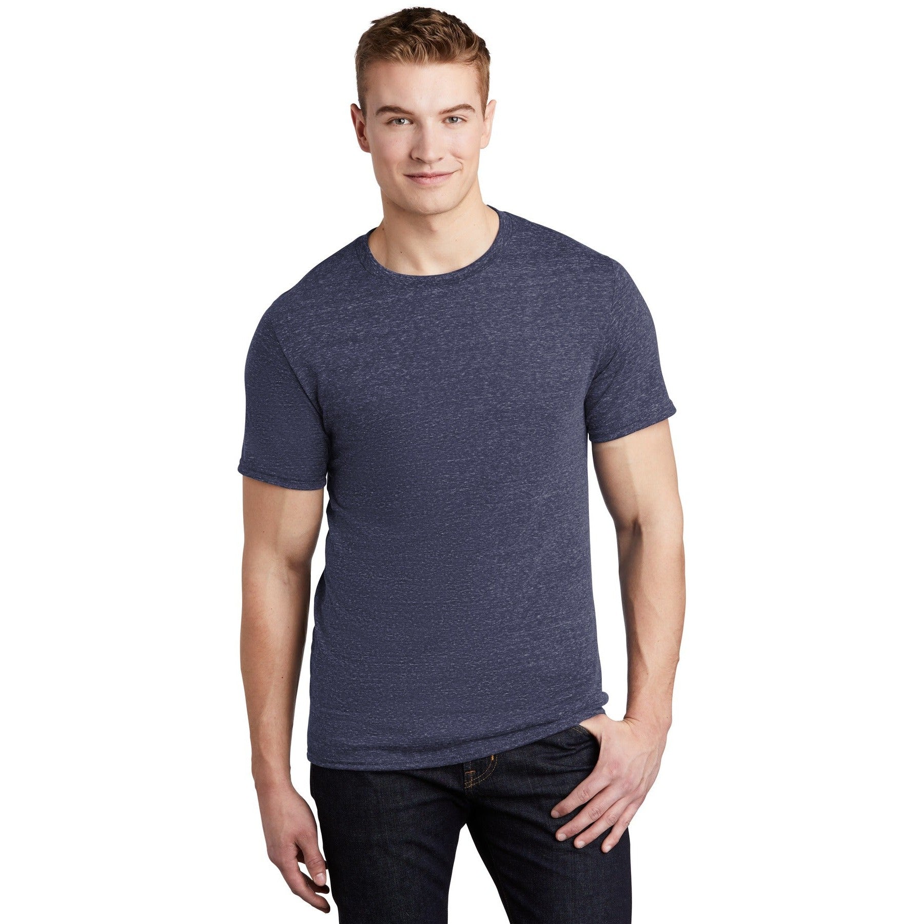 Jerzees-Jerzees ® Snow Heather Jersey T-Shirt 88M-MedTech-5