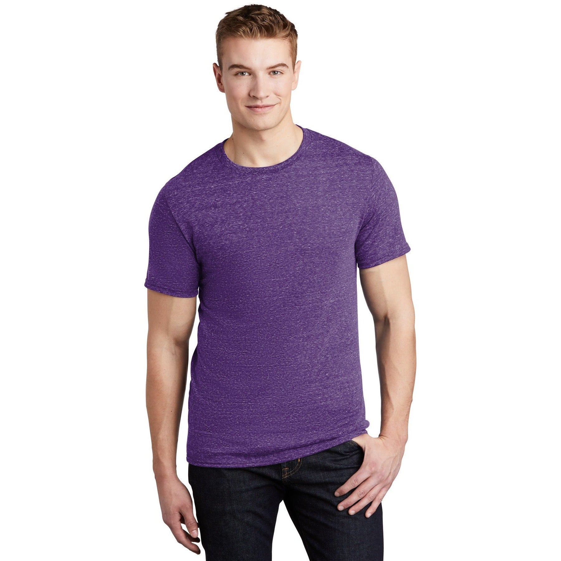 Jerzees-Jerzees ® Snow Heather Jersey T-Shirt 88M-MedTech-6