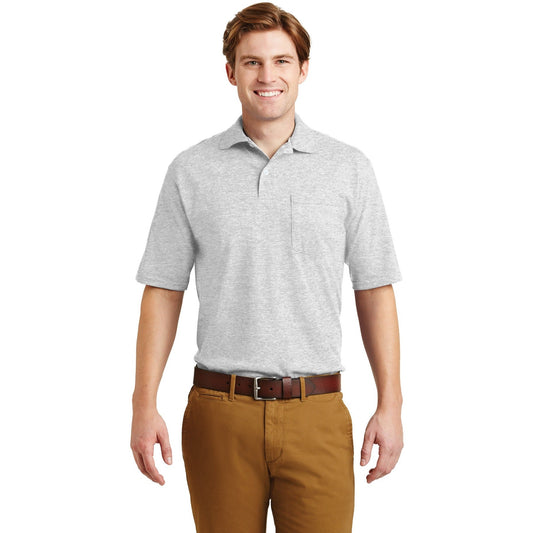 Jerzees-Jerzees® -SpotShield™ 5.4-Ounce Jersey Knit Sport Shirt with Pocket. 436MP-MedTech-1
