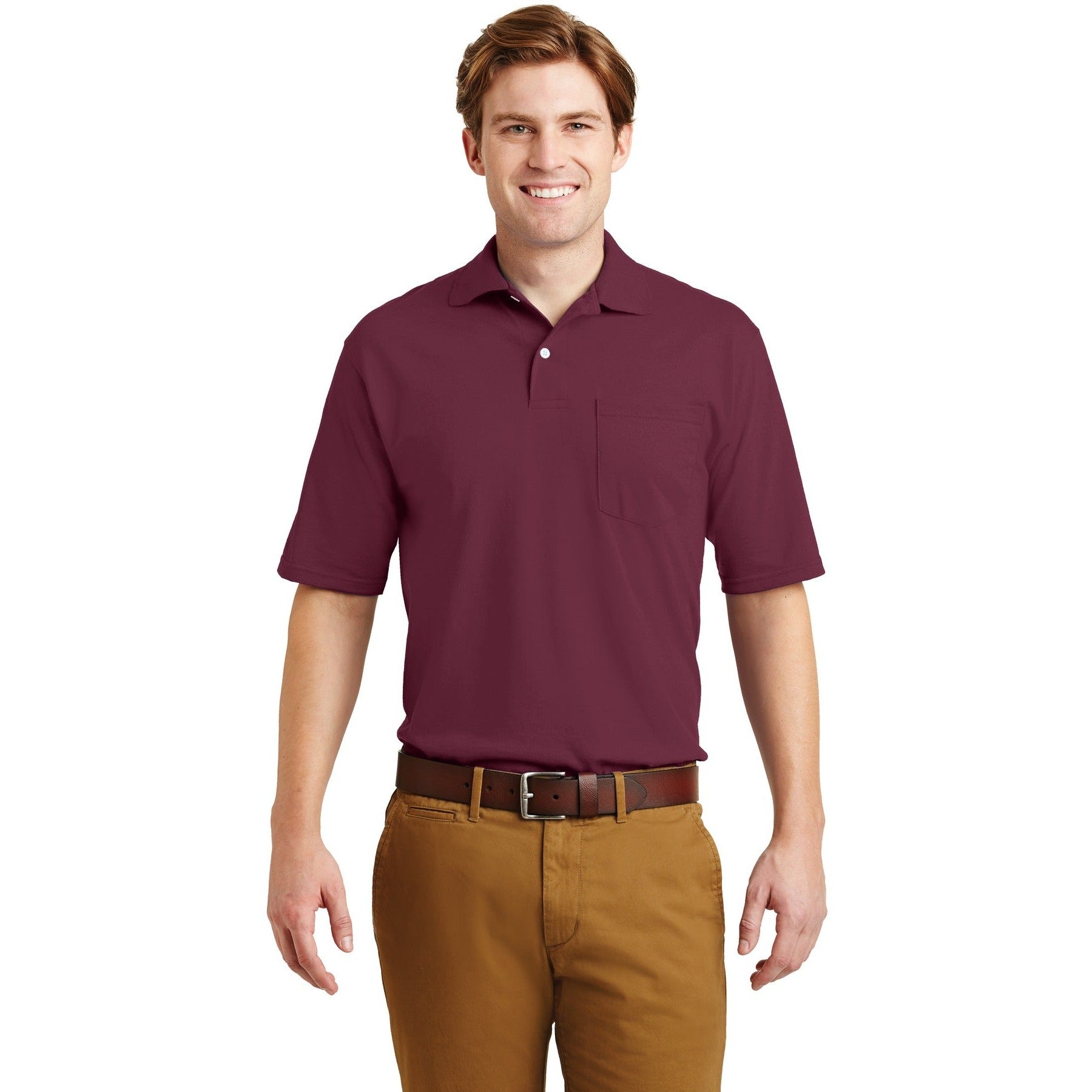 Jerzees-Jerzees® -SpotShield™ 5.4-Ounce Jersey Knit Sport Shirt with Pocket. 436MP-MedTech-4