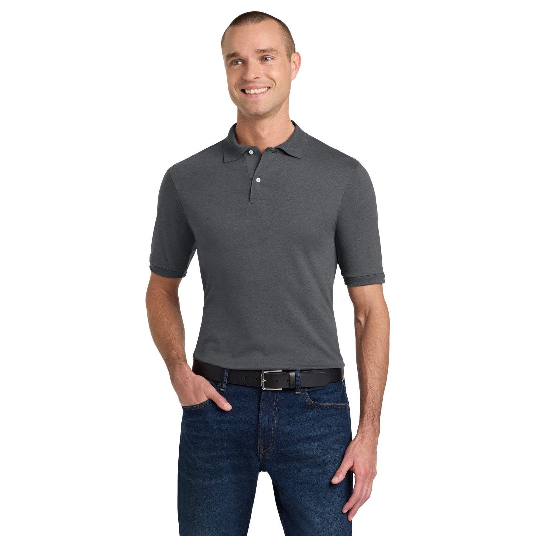 Jerzees-Jerzees® - SpotShield™ 5.4-Ounce Jersey Knit Sport Shirt. 437M-MedTech-3