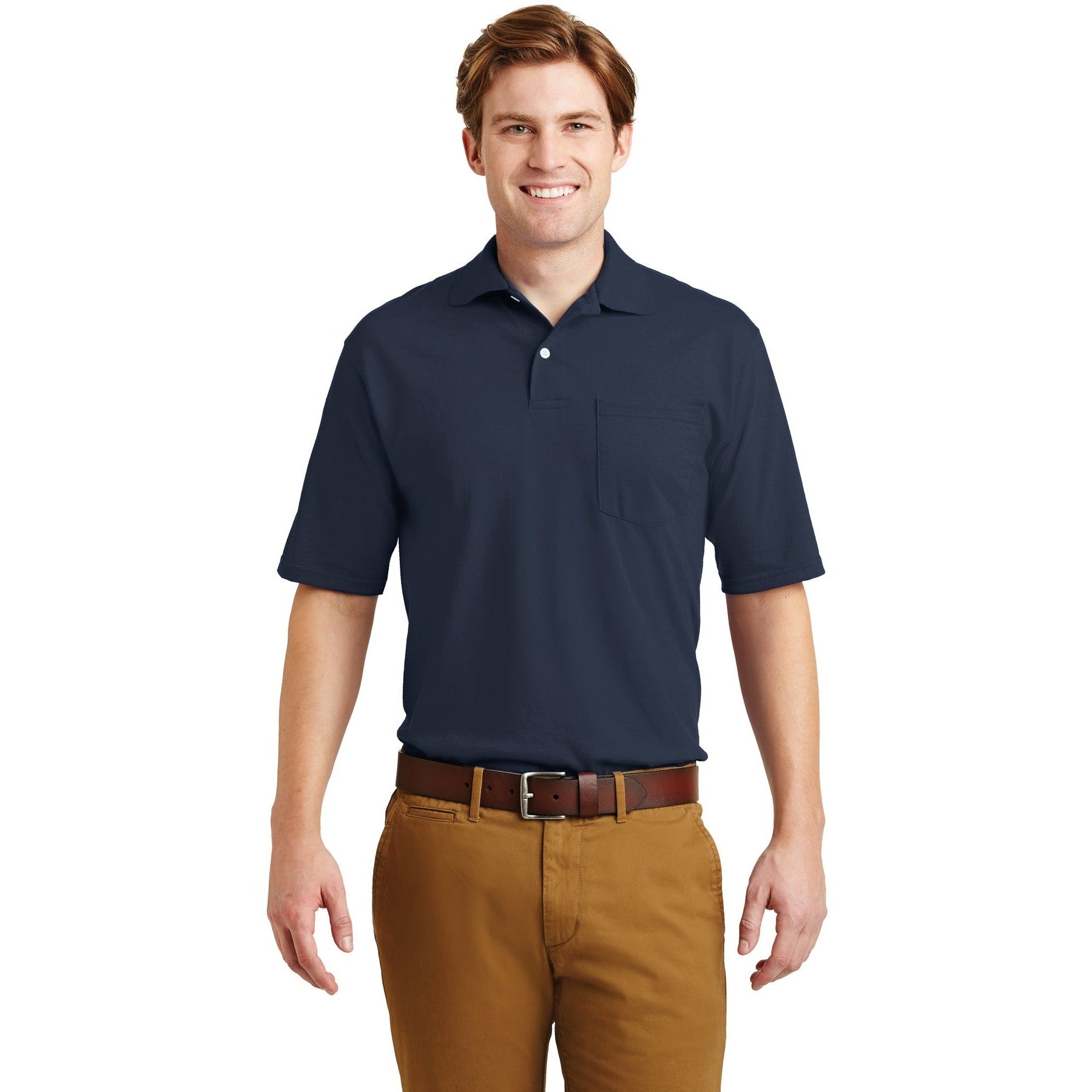 Jerzees-Jerzees® -SpotShield™ 5.4-Ounce Jersey Knit Sport Shirt with Pocket. 436MP-MedTech-5