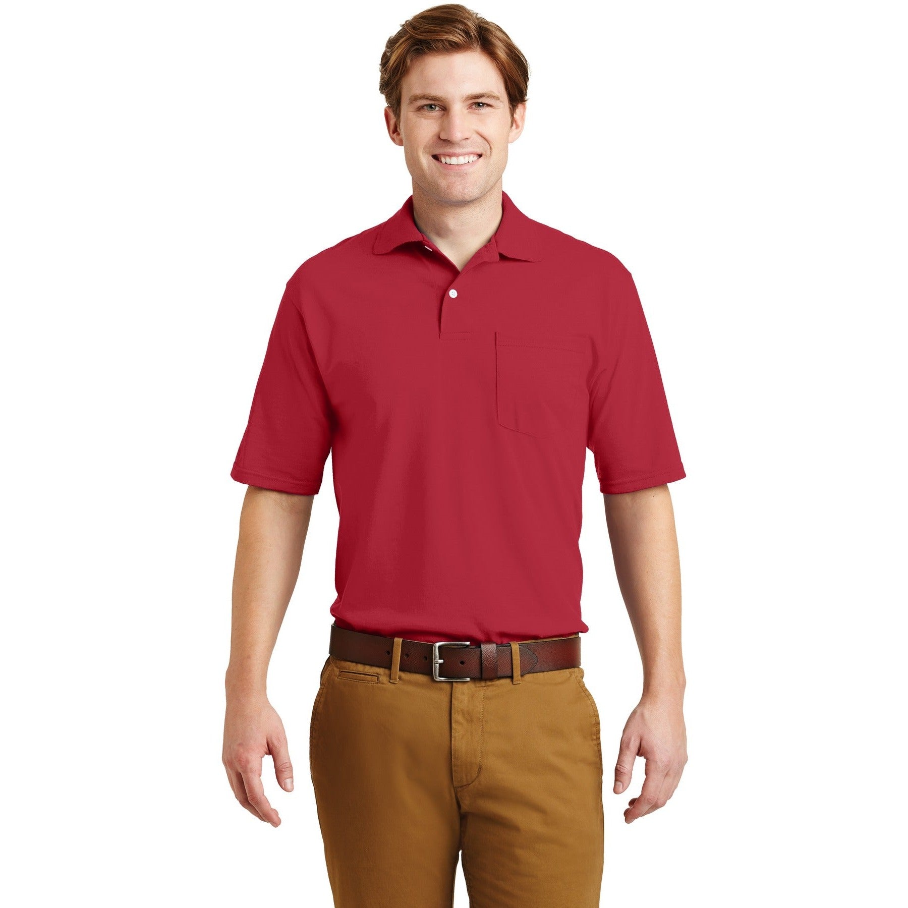 Jerzees-Jerzees® -SpotShield™ 5.4-Ounce Jersey Knit Sport Shirt with Pocket. 436MP-MedTech-8