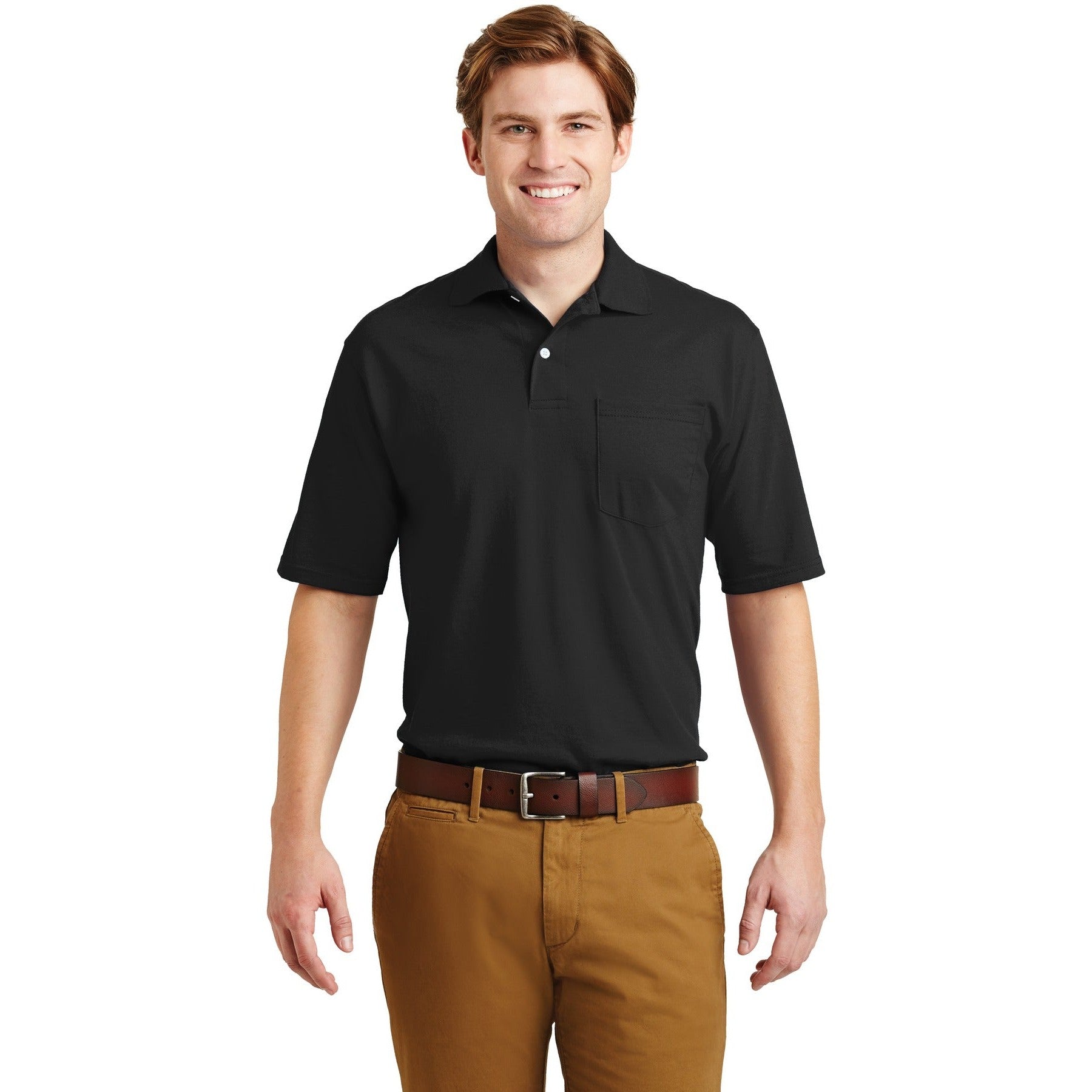 Jerzees-Jerzees® -SpotShield™ 5.4-Ounce Jersey Knit Sport Shirt with Pocket. 436MP-MedTech-2