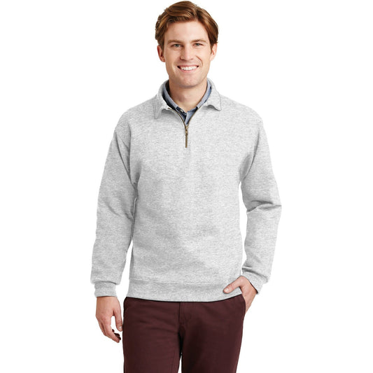 Jerzees-Jerzees® Super Sweats® NuBlend® - 1/4-Zip Sweatshirt with Cadet Collar. 4528M-MedTech-1