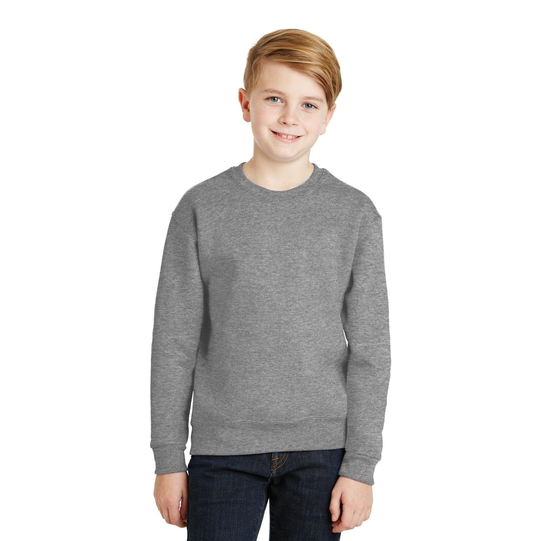 Jerzees-Jerzees® - Youth NuBlend® Crewneck Sweatshirt. 562B-MedTech-6