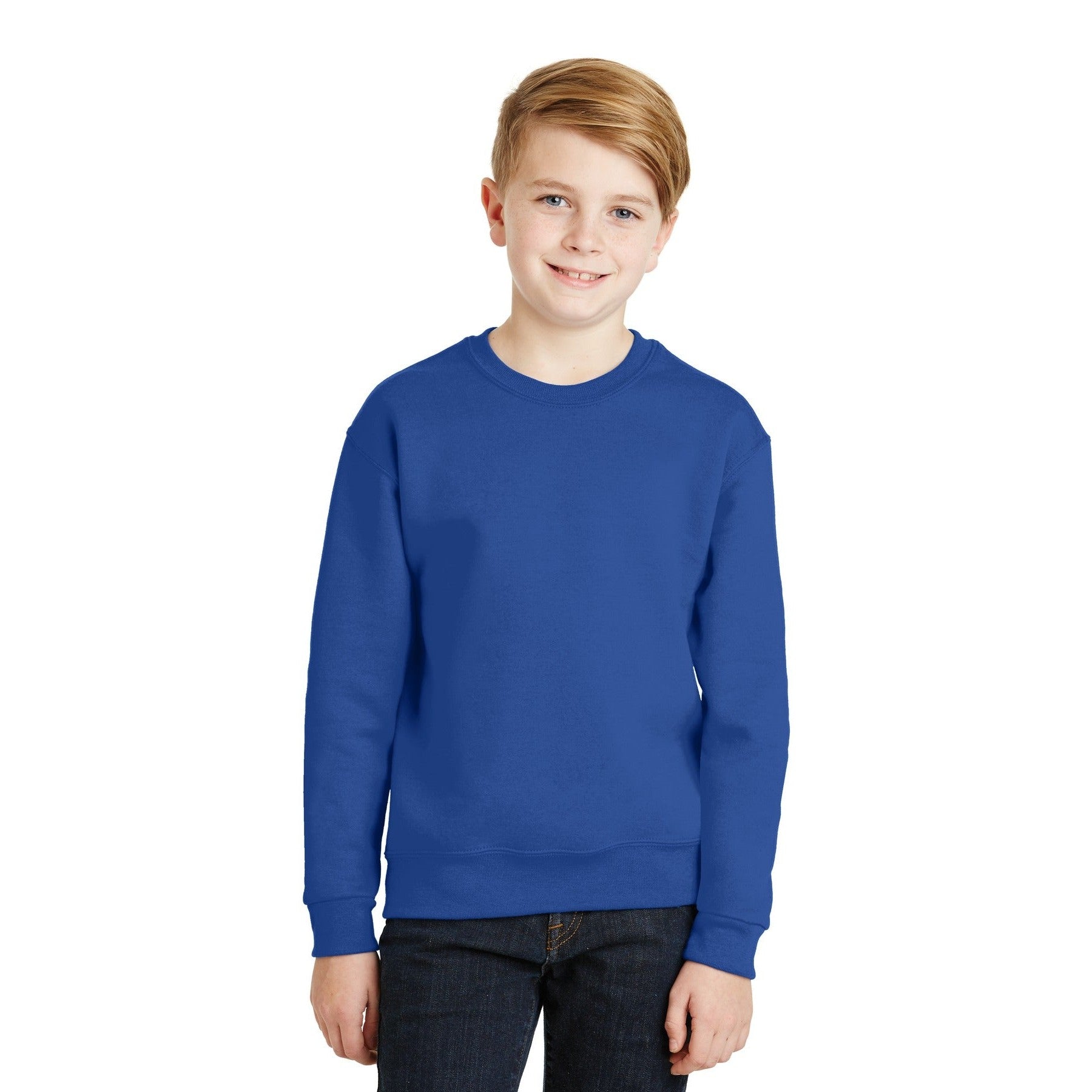 Jerzees-Jerzees® - Youth NuBlend® Crewneck Sweatshirt. 562B-MedTech-7