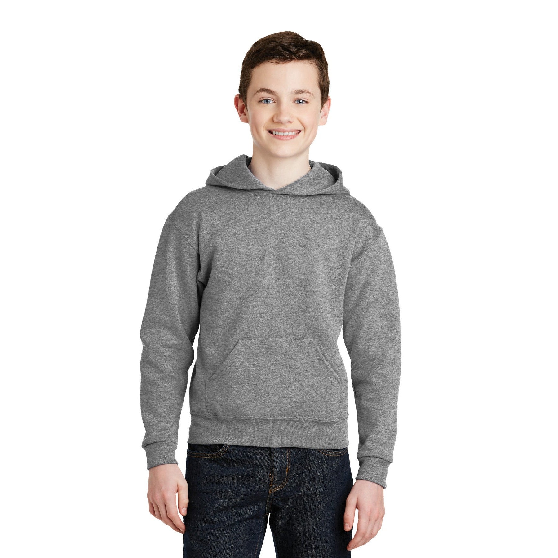 Jerzees-Jerzees® - Youth NuBlend® Pullover Hooded Sweatshirt. 996Y-MedTech-9