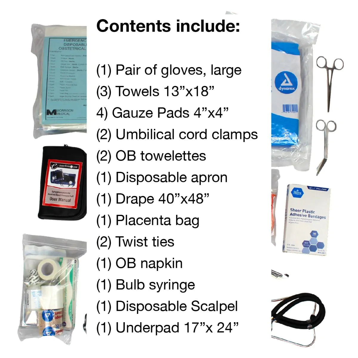 Kemp USA-Kemp USA Obstetrical Kit OB Kit-MedTech-2