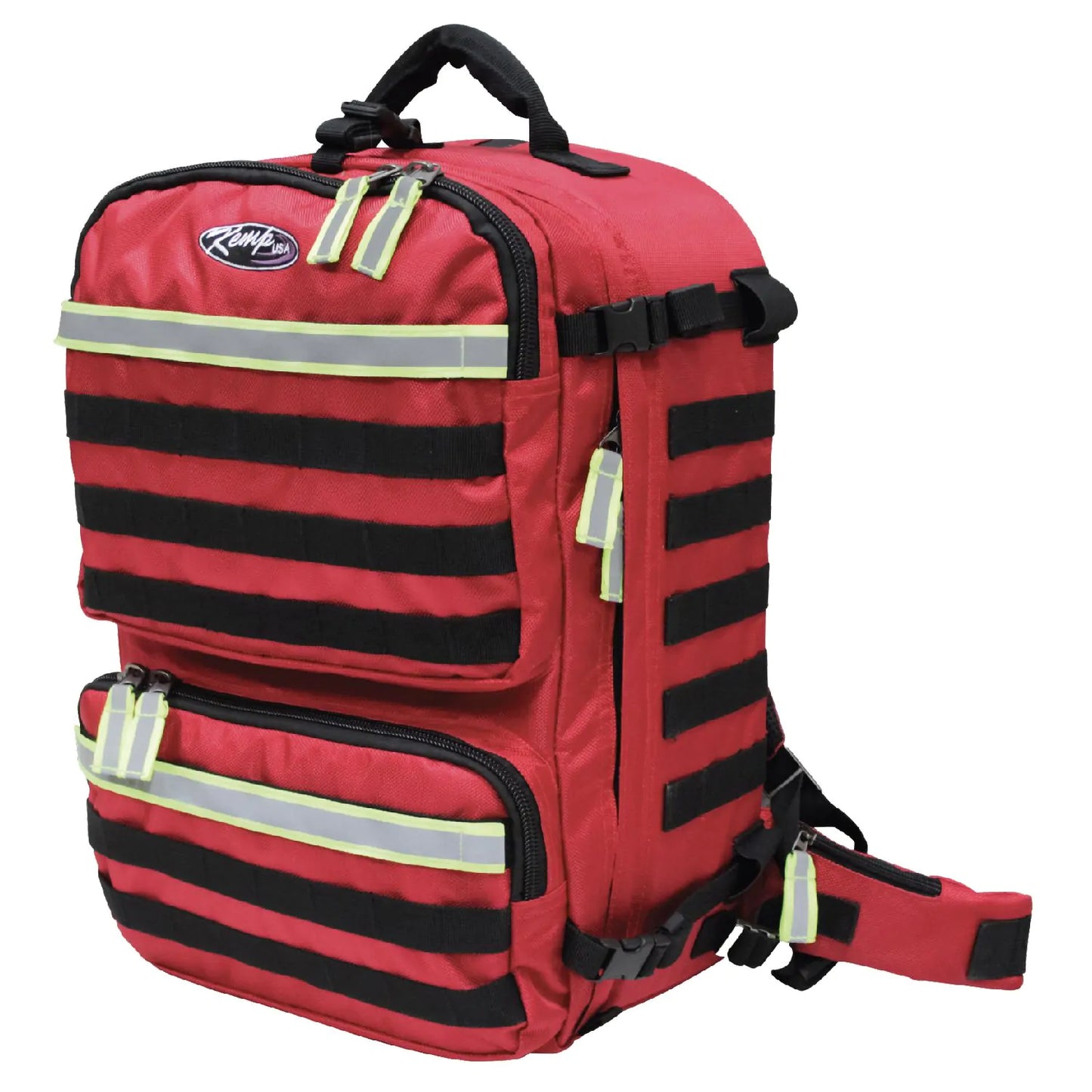 Kemp USA-Kemp USA Premium Rescue & Tactical EMS Bag, Red-MedTech-10