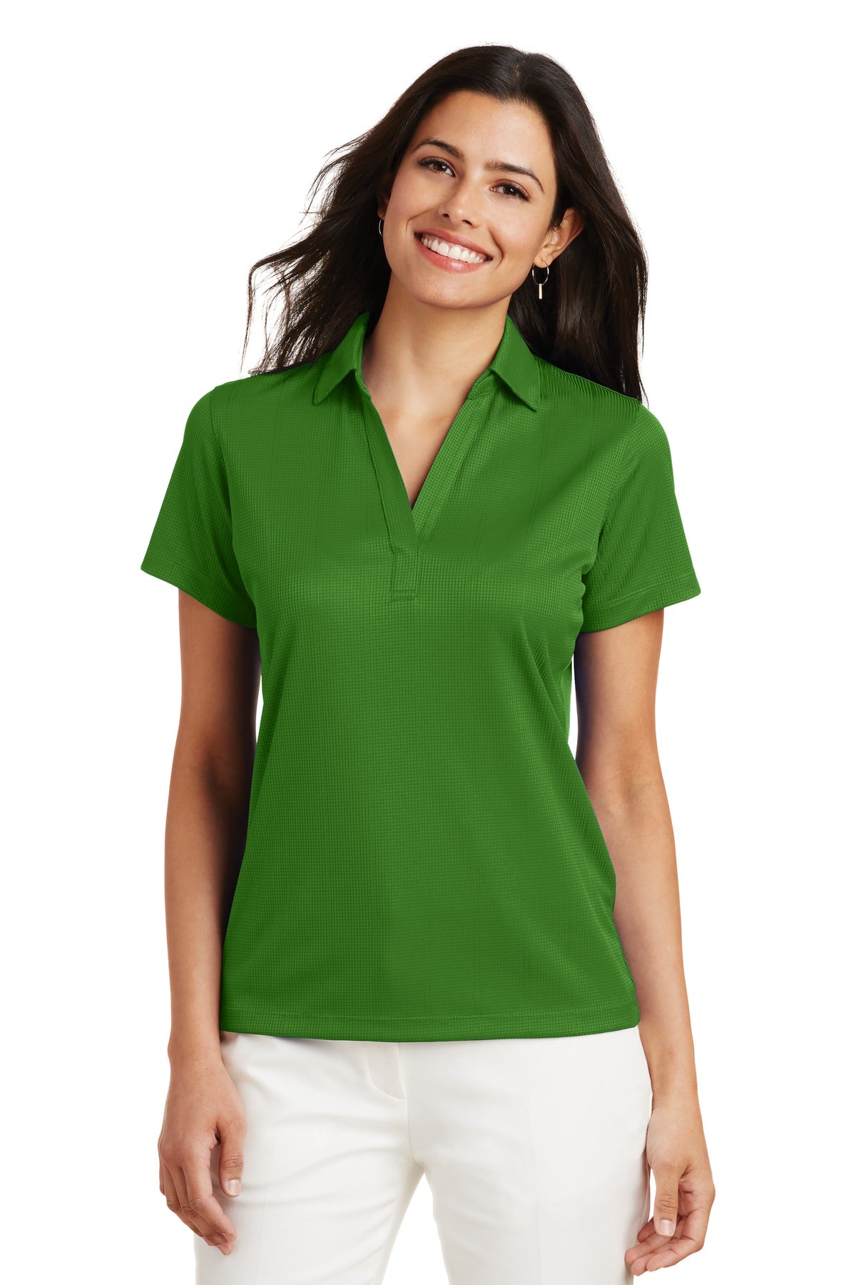 Port Authority- Port Authority® Women's Performance Fine Jacquard Polo. L528-Medtech- 9