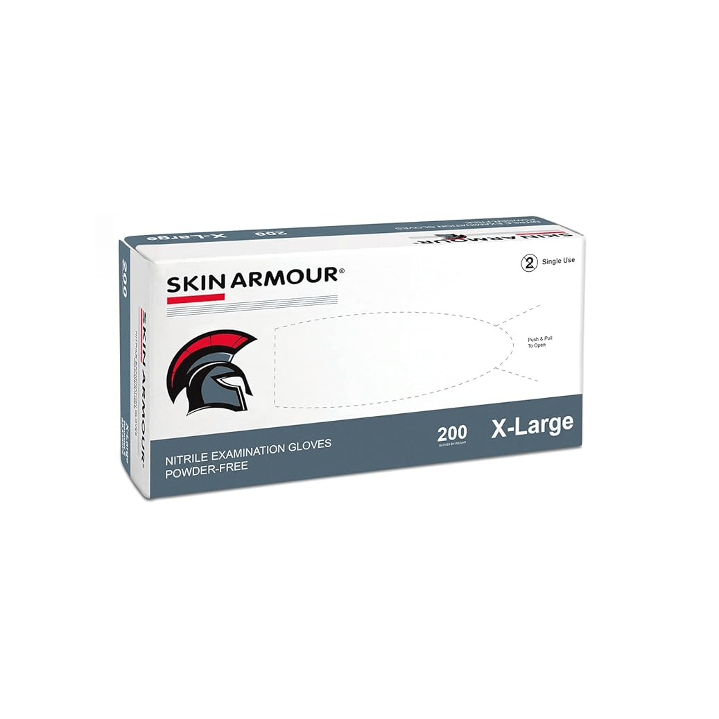 Leonard Lang USA-Leonhard Lang SKIN ARMOUR® Nitrile Exam Gloves, 200/BX-MedTech-4