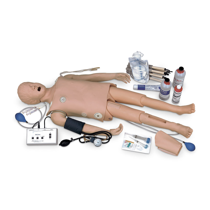 Nasco Healthcare-Life/form® Complete Child CRiSis Manikin with Advanced Airway Management-MedTech-1