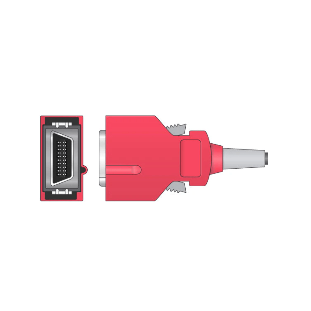Caretech-Masimo® Red LNCS® DB-I® DC-8, 20-Pin, Soft Reusable SPO2 Sensor, Adult, 8ft.-MedTech-2
