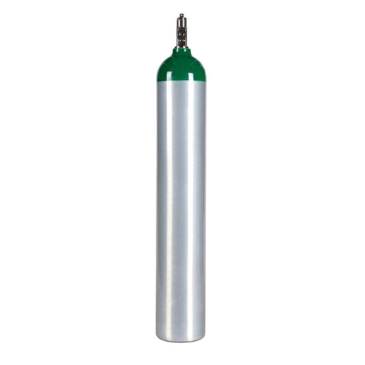 Medline-Medline® E Size Aluminum Oxygen O2 Cylinder Tank with Toggle Valve-MedTech-1