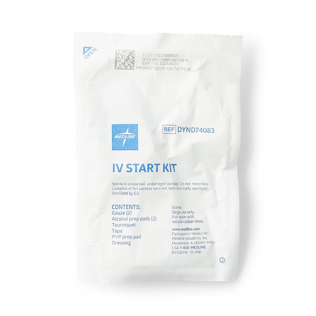 Medline-Medline® IV Start Kit with Alcohol-MedTech-2