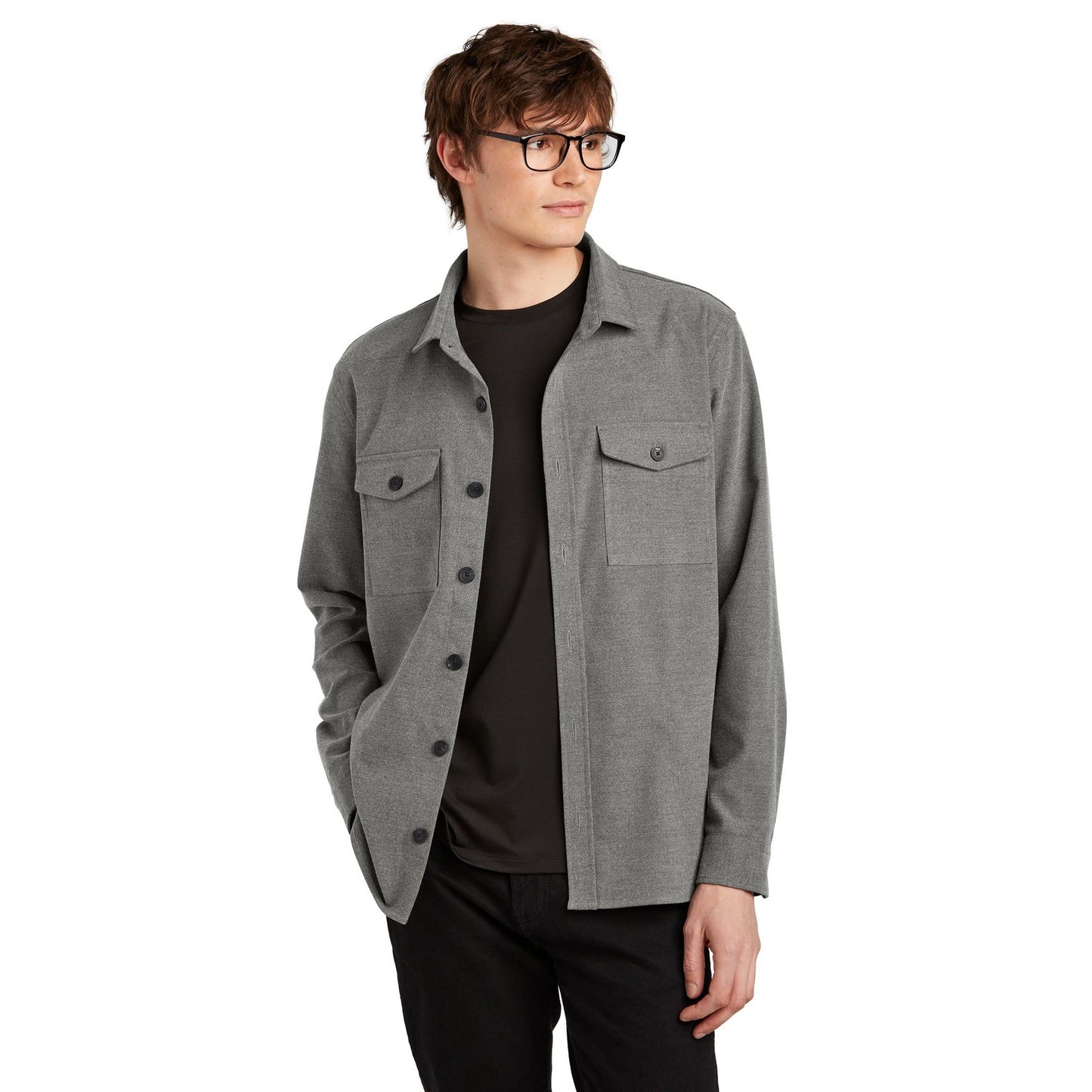 Mercer+Mettle-Mercer+Mettle® Long Sleeve Twill Overshirt MM2020-MedTech-2