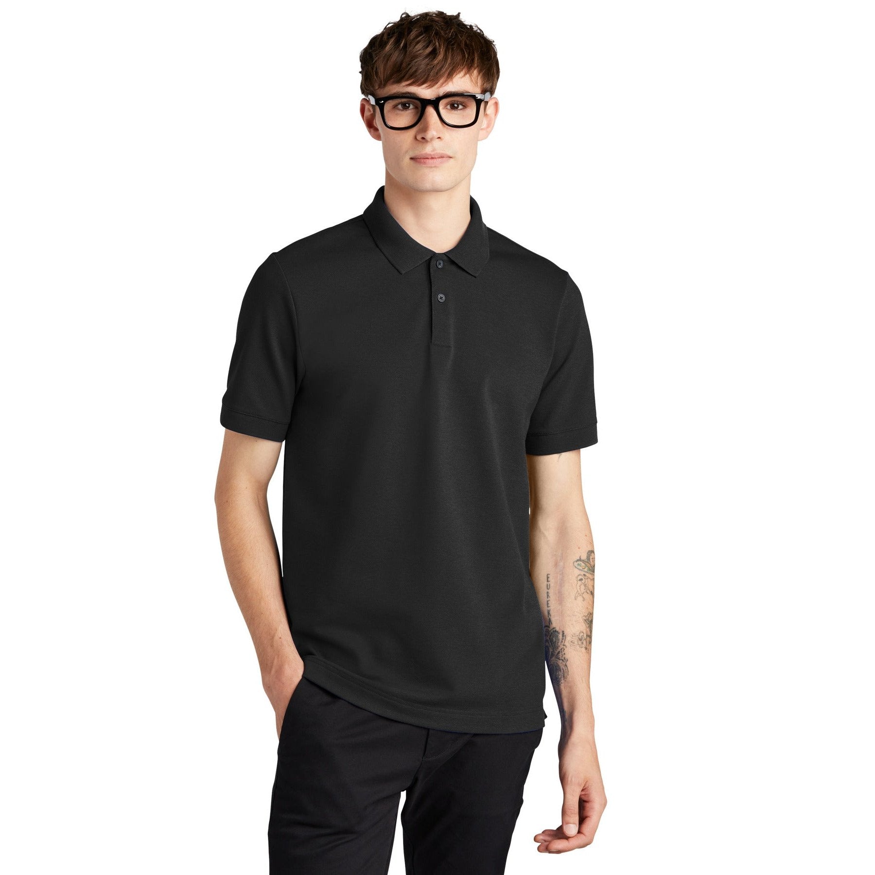 Mercer+Mettle-Mercer+Mettle® Stretch Heavyweight Pique Polo MM1000-MedTech-4
