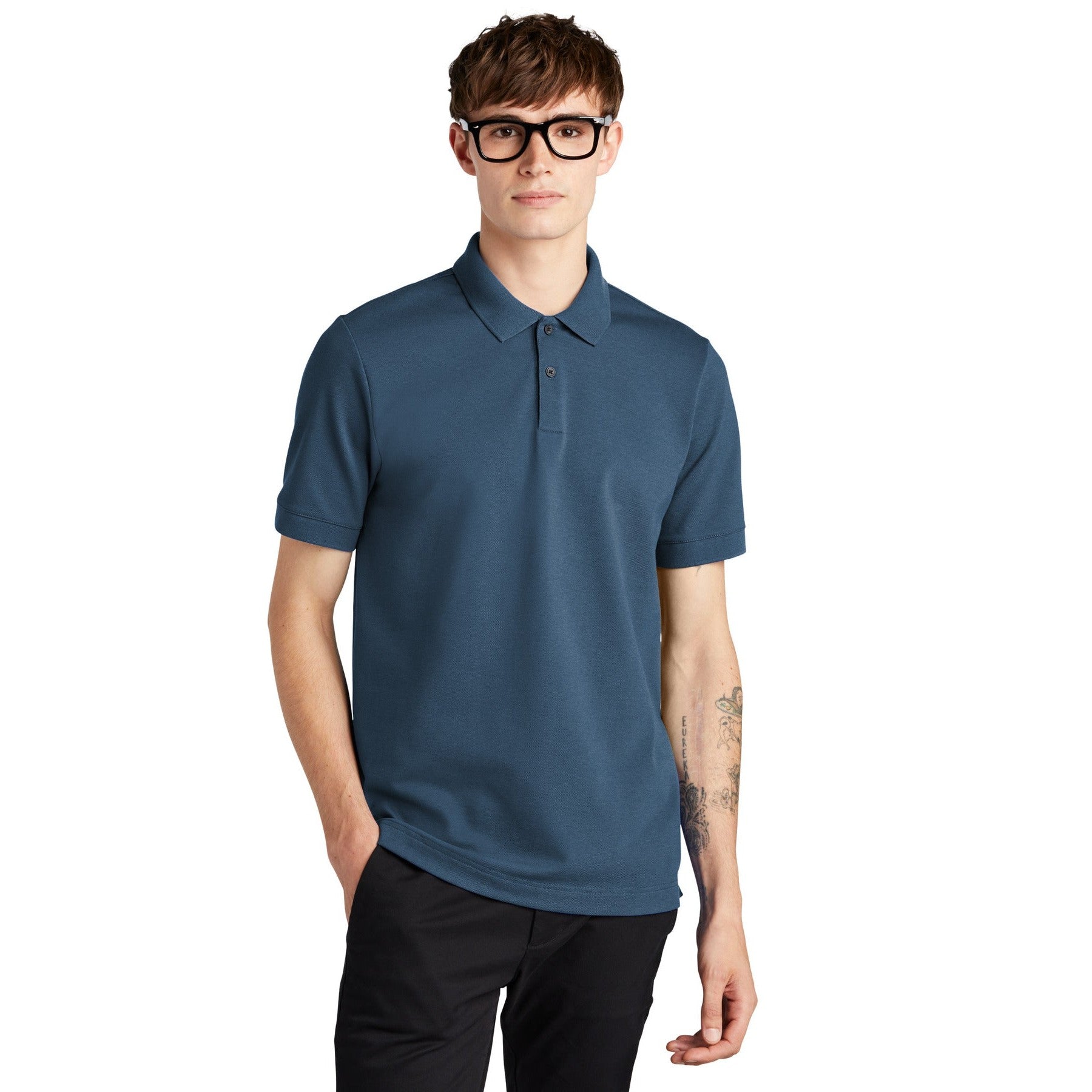 Mercer+Mettle-Mercer+Mettle® Stretch Heavyweight Pique Polo MM1000-MedTech-5