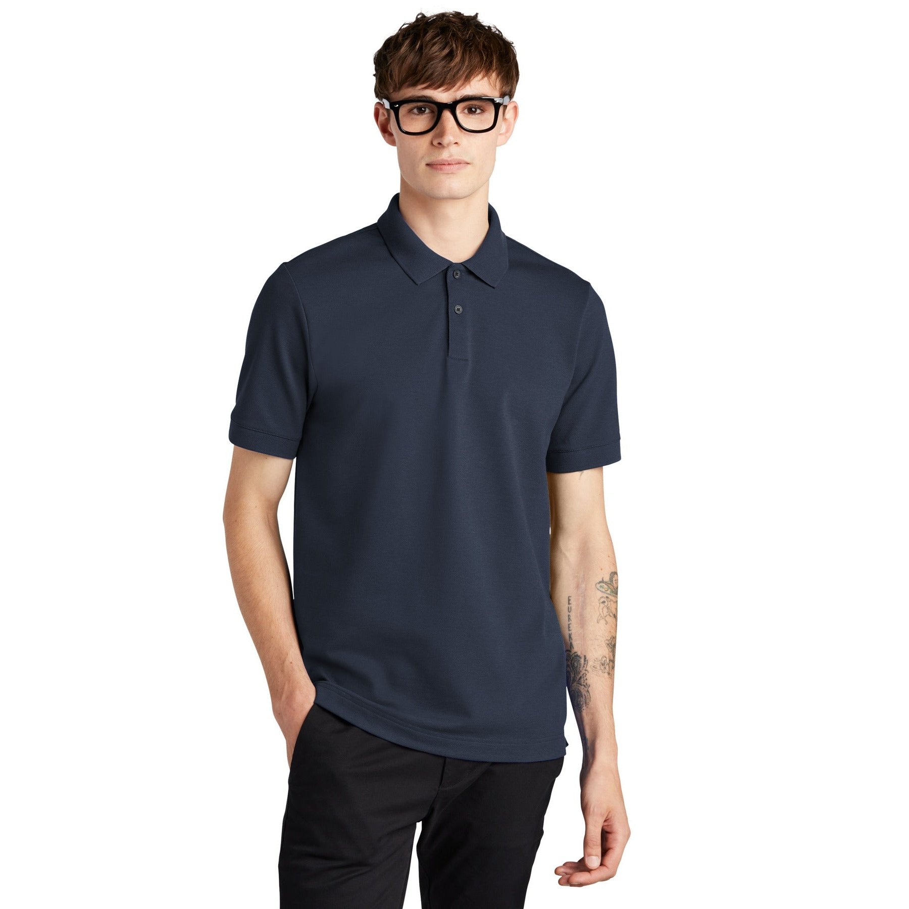 Mercer+Mettle-Mercer+Mettle® Stretch Heavyweight Pique Polo MM1000-MedTech-6