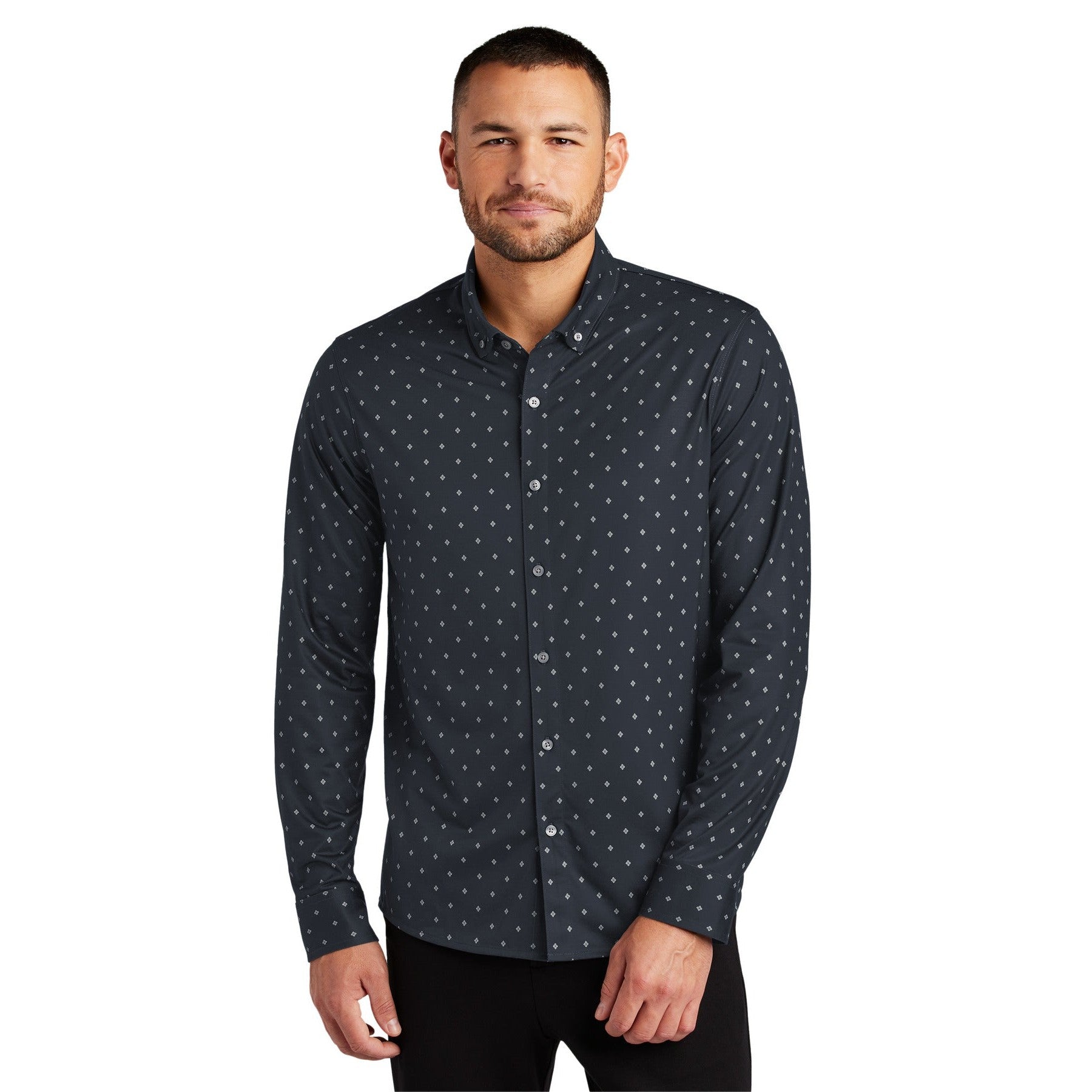 Mercer+Mettle-Mercer+Mettle® Stretch Jersey Long Sleeve Shirt MM1018-MedTech-5