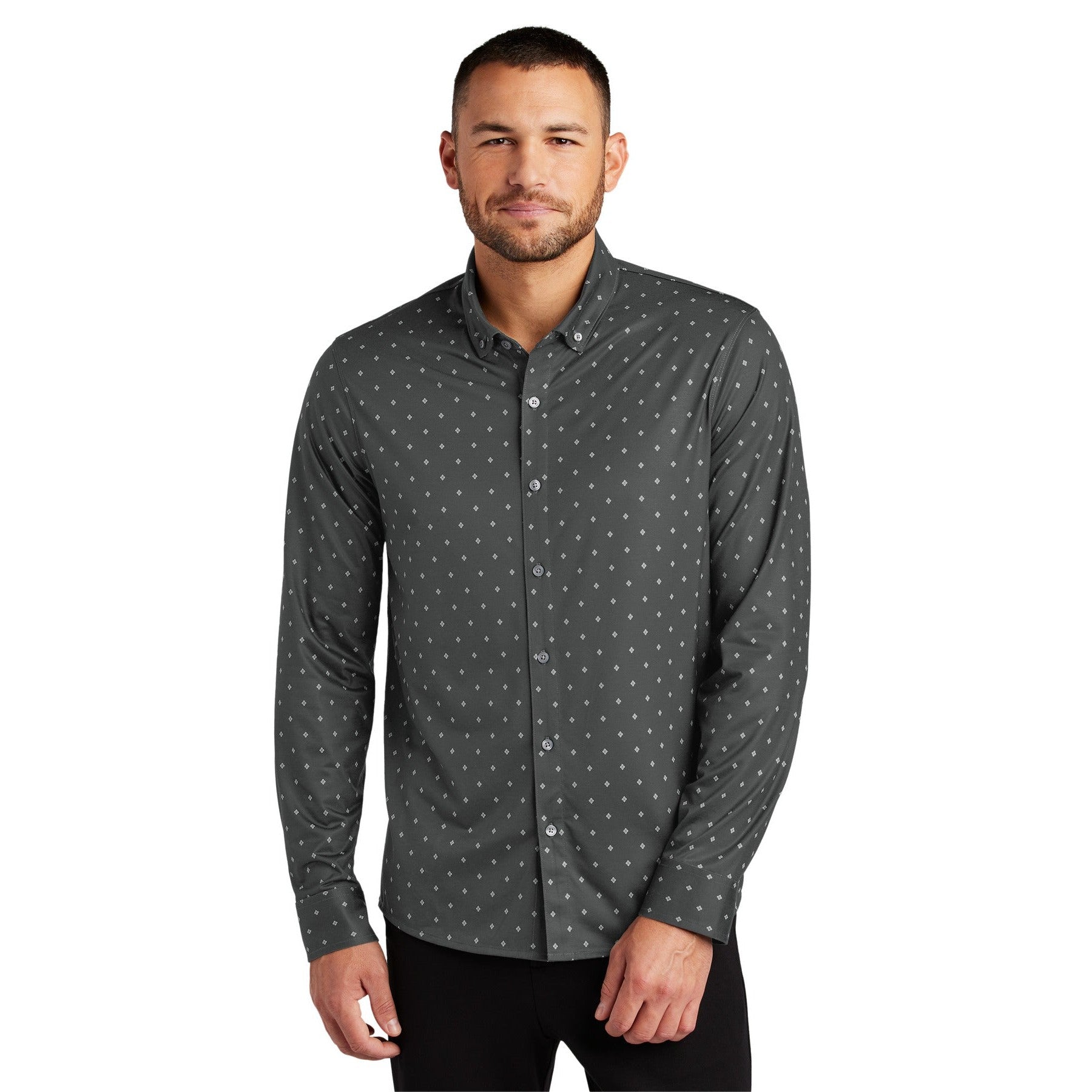 Mercer+Mettle-Mercer+Mettle® Stretch Jersey Long Sleeve Shirt MM1018-MedTech-2
